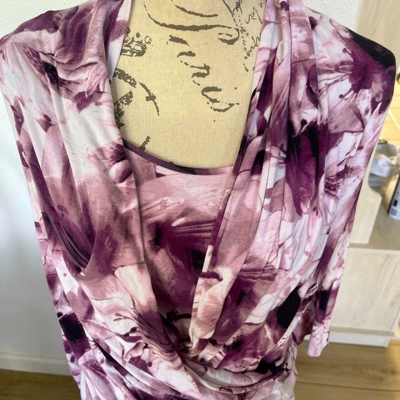 Jennifer Lopez mock wrap top size XL. Worn 2x. EUC. - Picture 2 of 2